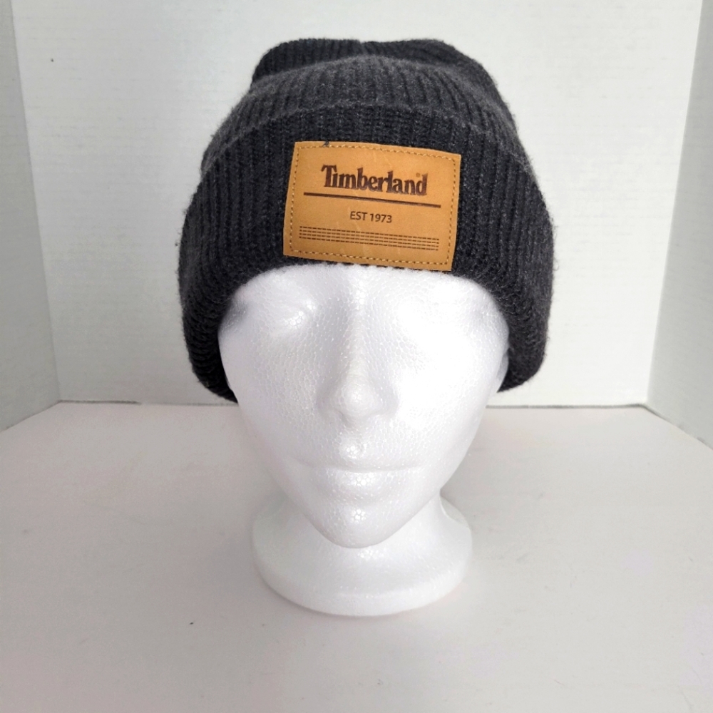 Timberland Beanie One Size 100% Acrylic Color Gray